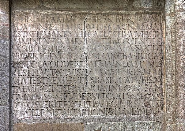 Надпись Клематиуса в помещении хора Св. Урсулы, Кельн (КИЛЬ XII, *01313)